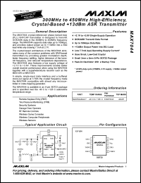 Click here to download MAX7044 Datasheet