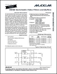 Click here to download MAX7454UUP Datasheet