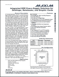 Click here to download MAX8550ETI+ Datasheet