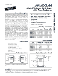 Click here to download MAX8574EUT-T Datasheet