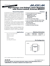 Click here to download MAX8704EUB+ Datasheet