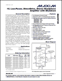 Click here to download MAX9725AETC Datasheet