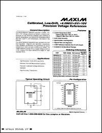 Click here to download MAX677AEPP Datasheet