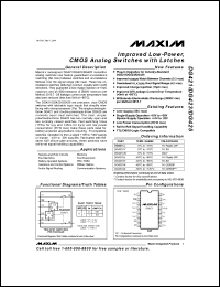 Click here to download DG425 Datasheet