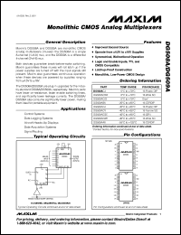 Click here to download DG508A Datasheet