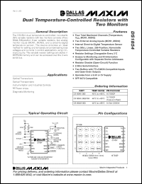 Click here to download DS1854E-050 Datasheet