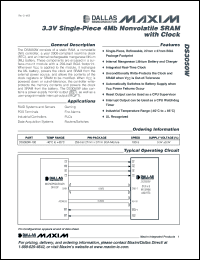 Click here to download DS3050W Datasheet
