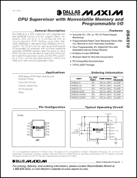 Click here to download DS4510 Datasheet