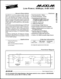 Click here to download MAX1011 Datasheet