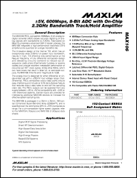 Click here to download MAX106 Datasheet