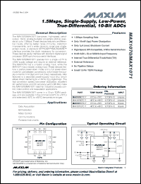 Click here to download MAX1070 Datasheet