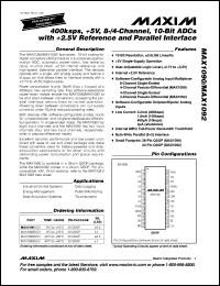 Click here to download MAX1090 Datasheet