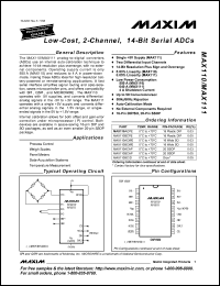 Click here to download MAX110-MAX111 Datasheet