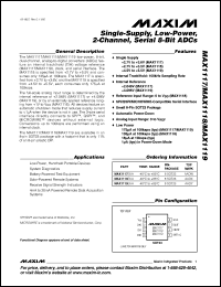 Click here to download MAX1118 Datasheet