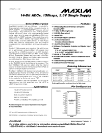 Click here to download MAX1144BEAP+ Datasheet