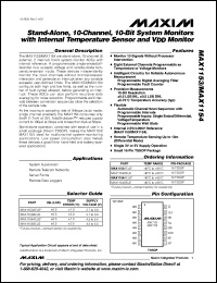 Click here to download MAX1154AEUE Datasheet