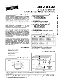 Click here to download MAX1240 Datasheet