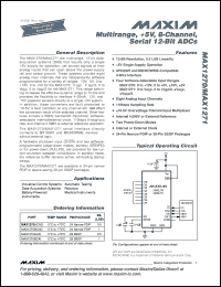 Click here to download MAX1270 Datasheet
