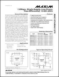Click here to download MAX1275 Datasheet
