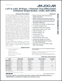 Click here to download MAX1392EUB Datasheet
