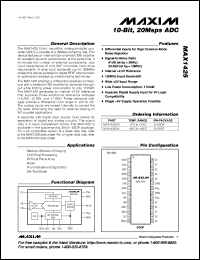 Click here to download MAX1425 Datasheet