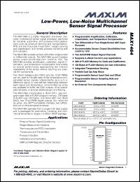 Click here to download MAX1464 Datasheet