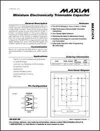 Click here to download MAX1474AXT-T Datasheet