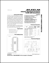 Click here to download MAX674AKN Datasheet