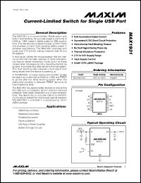 Click here to download MAX1931 Datasheet