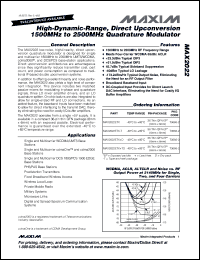 Click here to download MAX2022ETX+D Datasheet