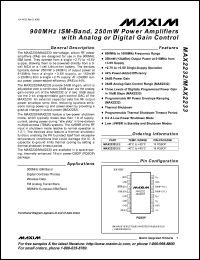 Click here to download MAX2232 Datasheet