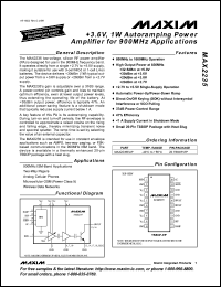 Click here to download MAX2235 Datasheet