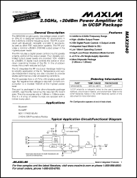 Click here to download MAX2240 Datasheet