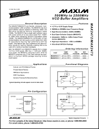 Click here to download MAX2472 Datasheet