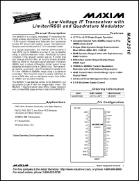 Click here to download MAX2510 Datasheet