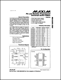 Click here to download MAX265 Datasheet