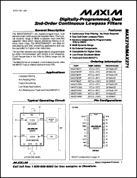 Click here to download MAX270 Datasheet