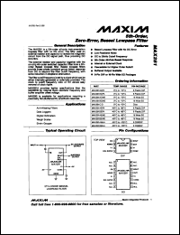 Click here to download MAX281 Datasheet