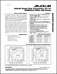 Click here to download MAX2900-MAX2904 Datasheet