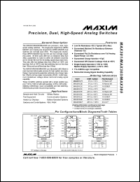 Click here to download MAX301-MAX305 Datasheet