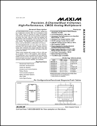 Click here to download MAX309 Datasheet