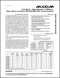 Click here to download MAX3080 Datasheet