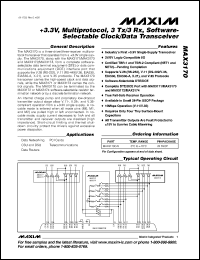 Click here to download MAX3170 Datasheet