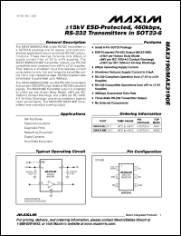 Click here to download MAX3190EEUT-T Datasheet