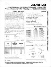 Click here to download MAX3206EETC+ Datasheet