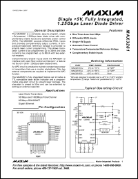 Click here to download MAX3261 Datasheet