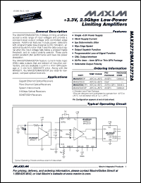 Click here to download MAX3272EGP Datasheet