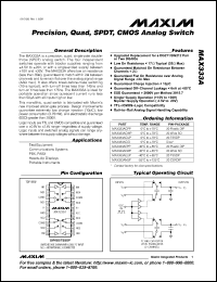 Click here to download MAX333AC Datasheet
