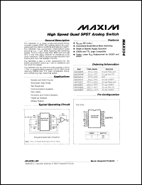 Click here to download MAX334 Datasheet