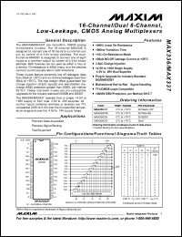 Click here to download MAX336 Datasheet